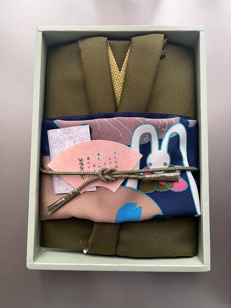 Amazon.co.jp: 辻村寿三郎きもの姿 風呂敷 ふくさ セット うさぎ