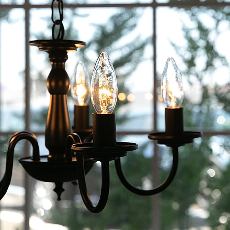 Amazon.co.jp : Chende シャンデリア レトロ 5灯 照明 LED 対応