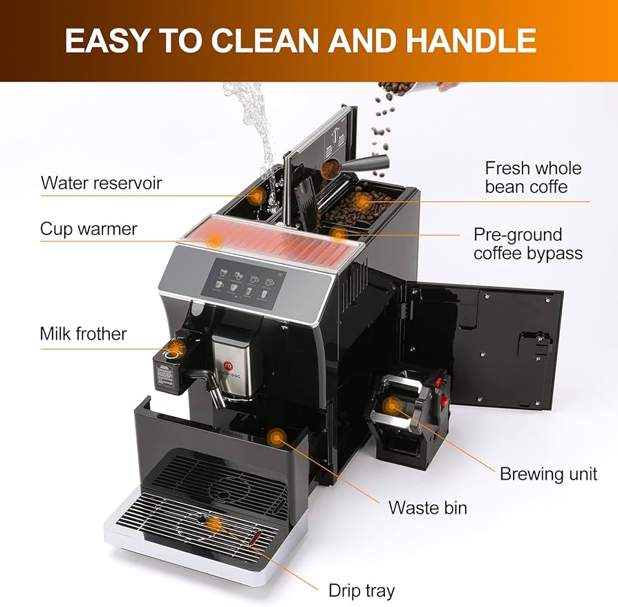 Amazon | Mcilpoog コーヒーメーカー WS-203 全自動エスプレッソマシン