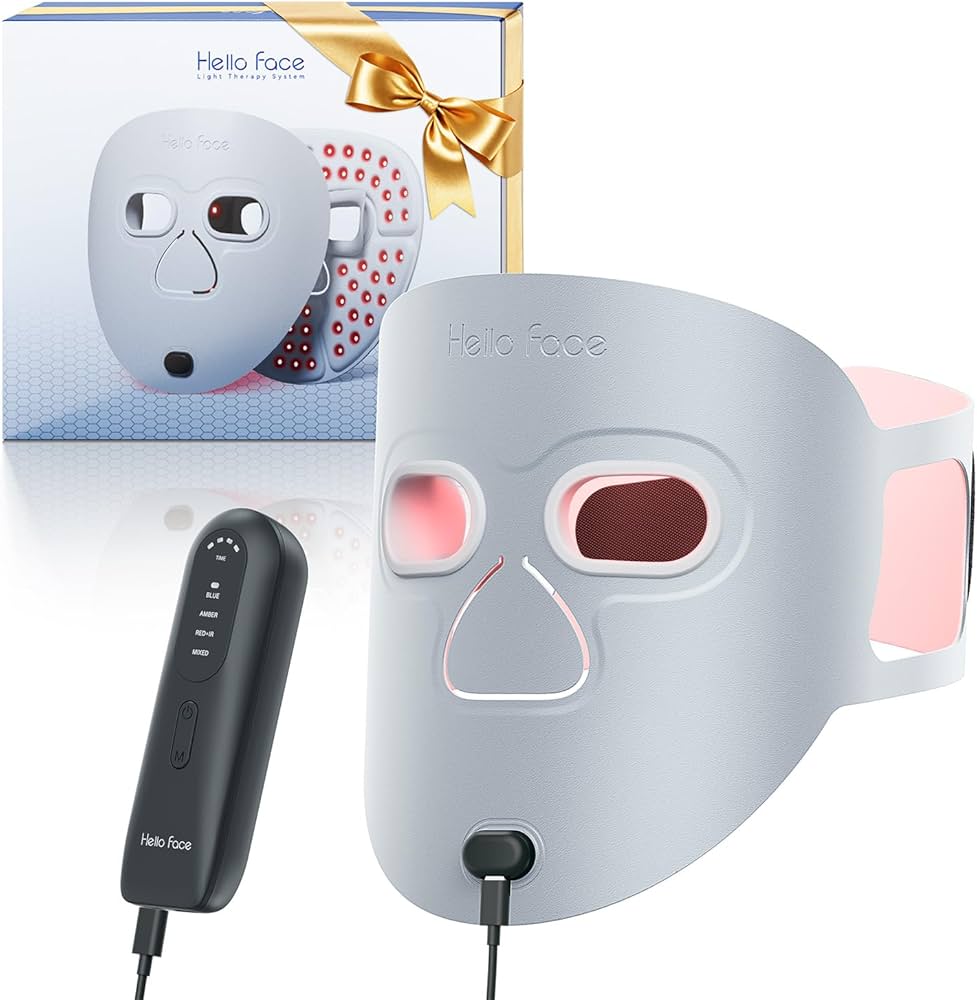 Amazon.com: Hello Face Red Light Therapy for Face, 280 LEDs