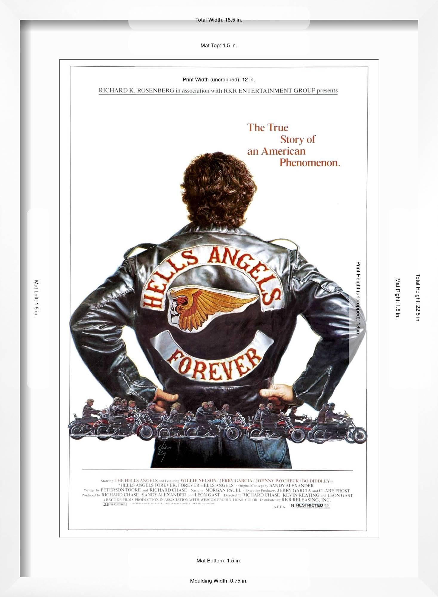 Amazon.com: AllPosters Wall Art Print HELLS ANGELS FOREVER, poster