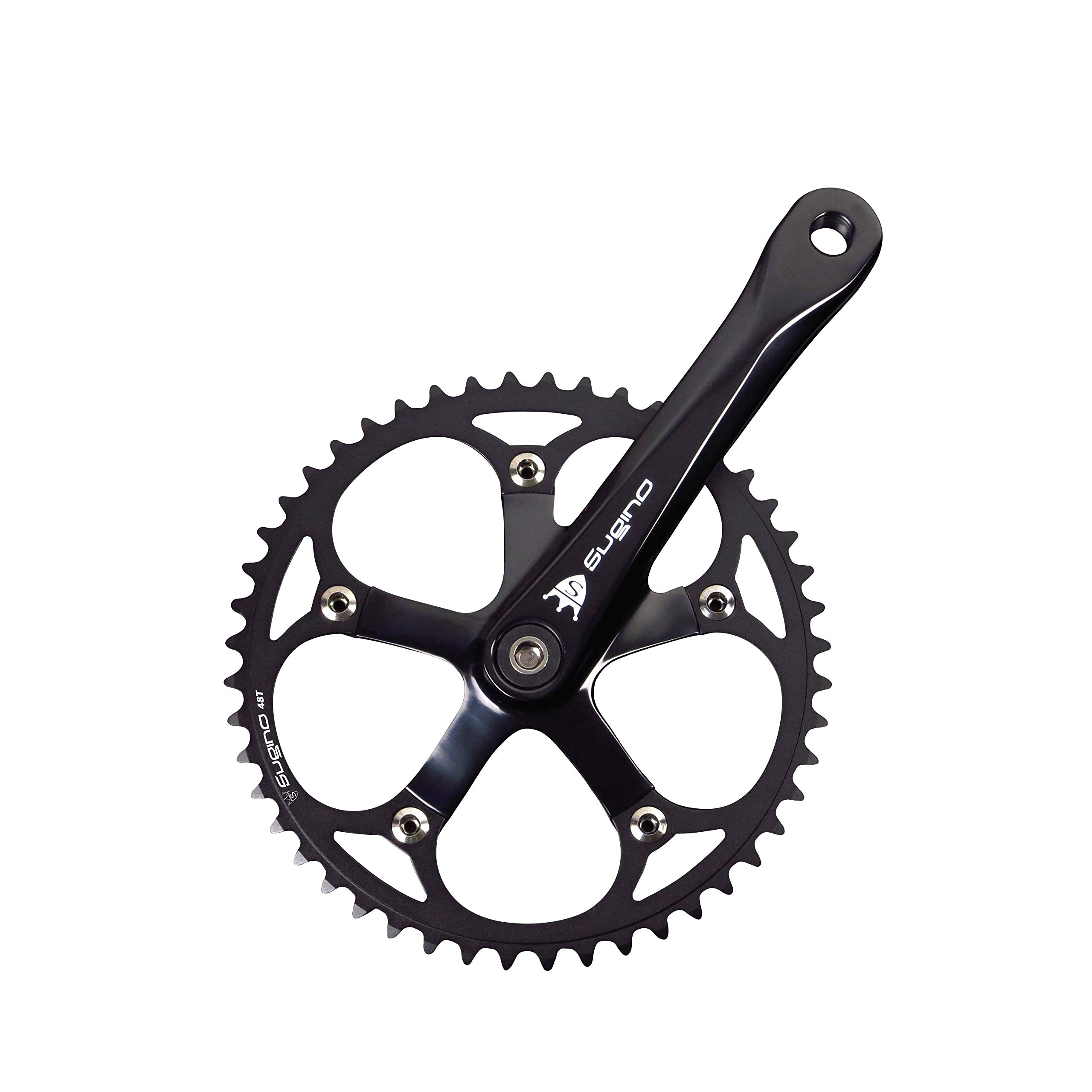 Amazon | Sugino(スギノ) RD4 TRACK BLACK 49T 165mm クランクセット