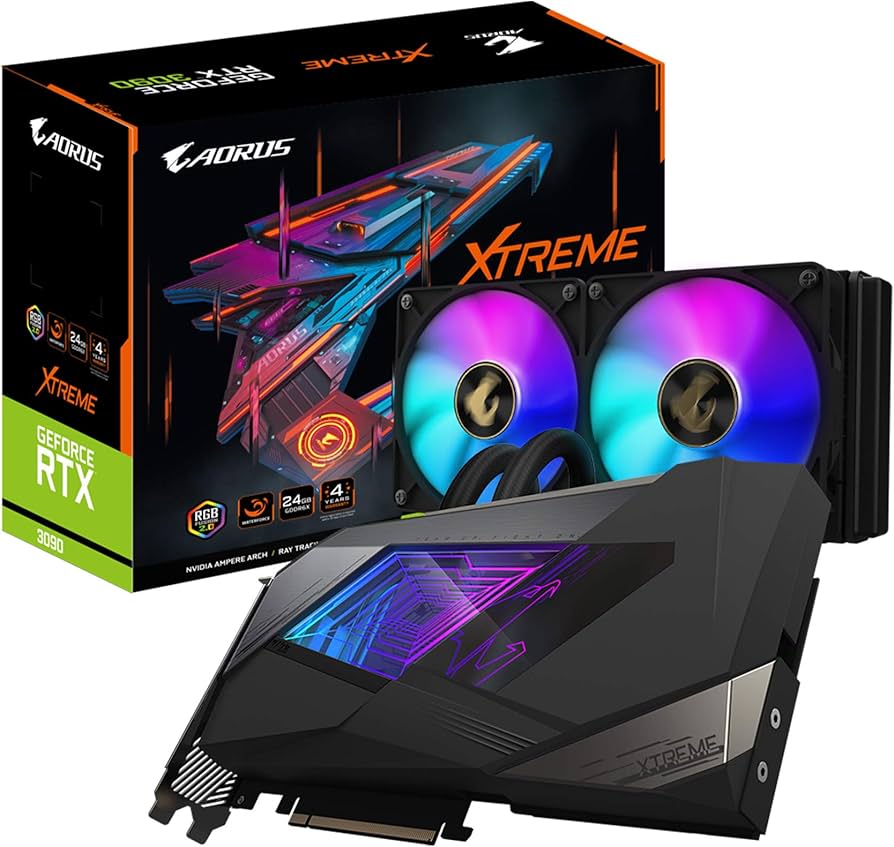Amazon | GIGABYTE AORUS GeForce RTX 3090 Xtreme WATERFORCE 24G