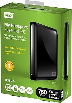 Amazon | WD My Passport Essential SE 750 GB USB 2.0 ポータブル外