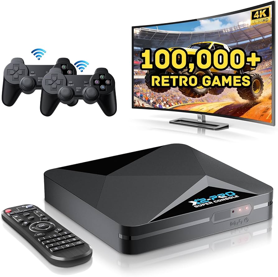 Kinhank 2TB External Hard Drive with 120000+Retro Games,Batocera