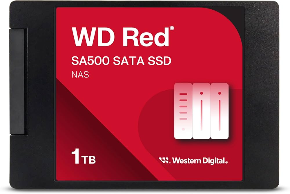 Amazon | WDS100T1R0A [WD Red SA500 NAS SATA SSD（1TB 2.5インチ 7mm