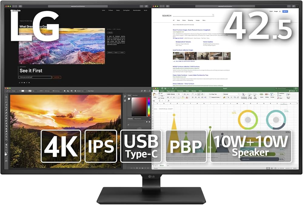 Amazon.co.jp: LG モニター ディスプレイ 43UN700-BAJP 42.5インチ/4K