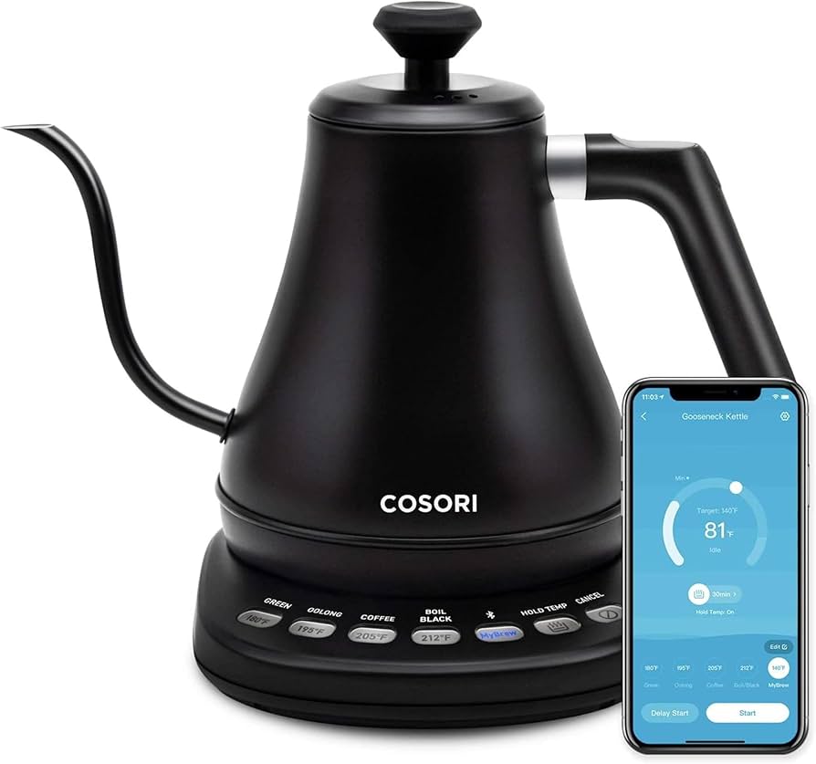 Amazon | COSORI 電動グースネック スマートBluetooth 温度調節機能