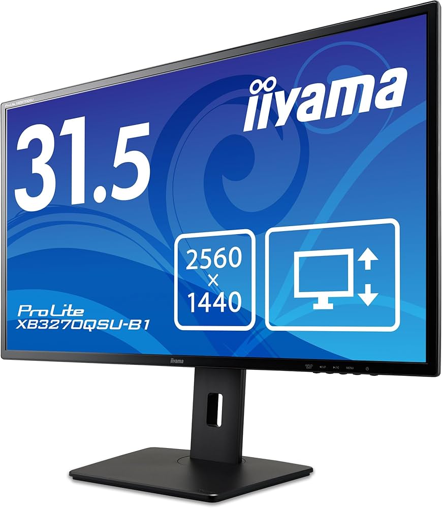 Amazon.co.jp: iiyama ProLite XB3270QSU-B1 WQHD Monitor, Display