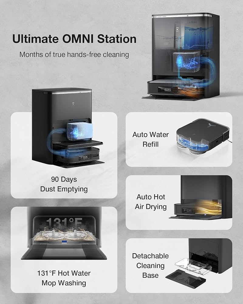 Amazon.com - ECOVACS DEEBOT X2 Omni Robot Vacuum and Mop Cleaner