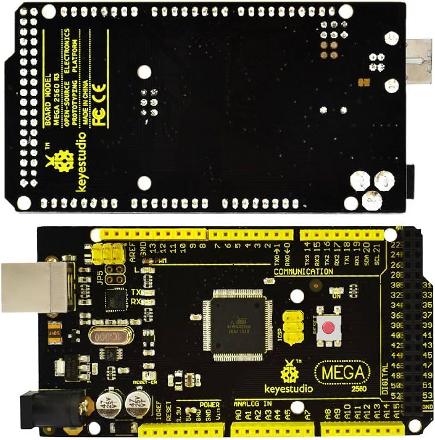 Amazon.co.jp: KEYESTUDIO Mega 2560 R3 マイコン 開発ボード + USB