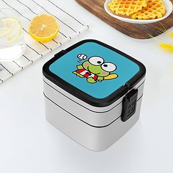 Amazon | けろけろけろっぴ 弁当箱 ランチボックス 二段 抗菌 お弁当箱