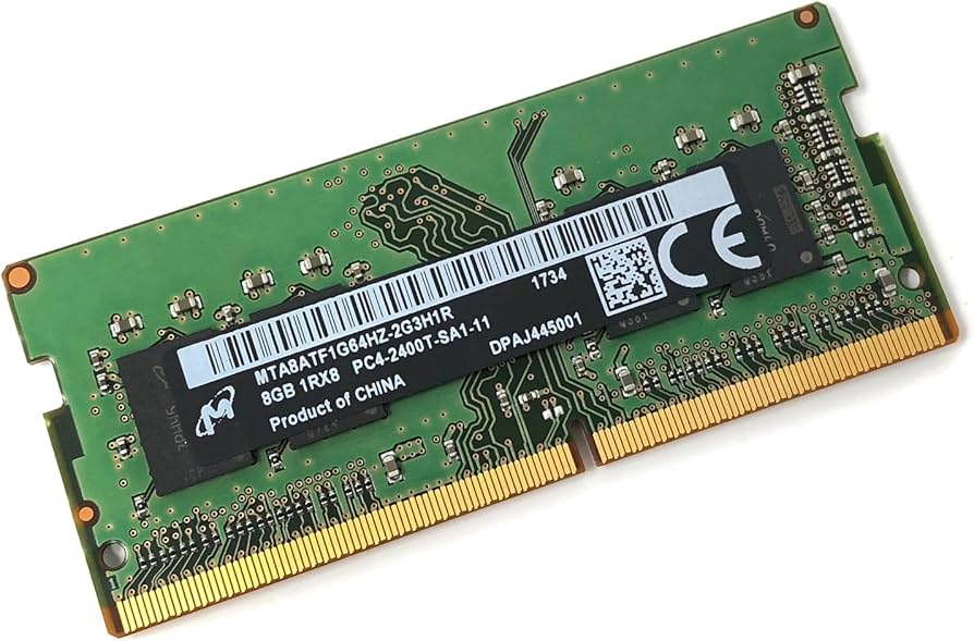 Micron MTA8ATF1G64HZ-2G3H1R Non ECC PC4-19200 2400Mhz 8GB 1.2V