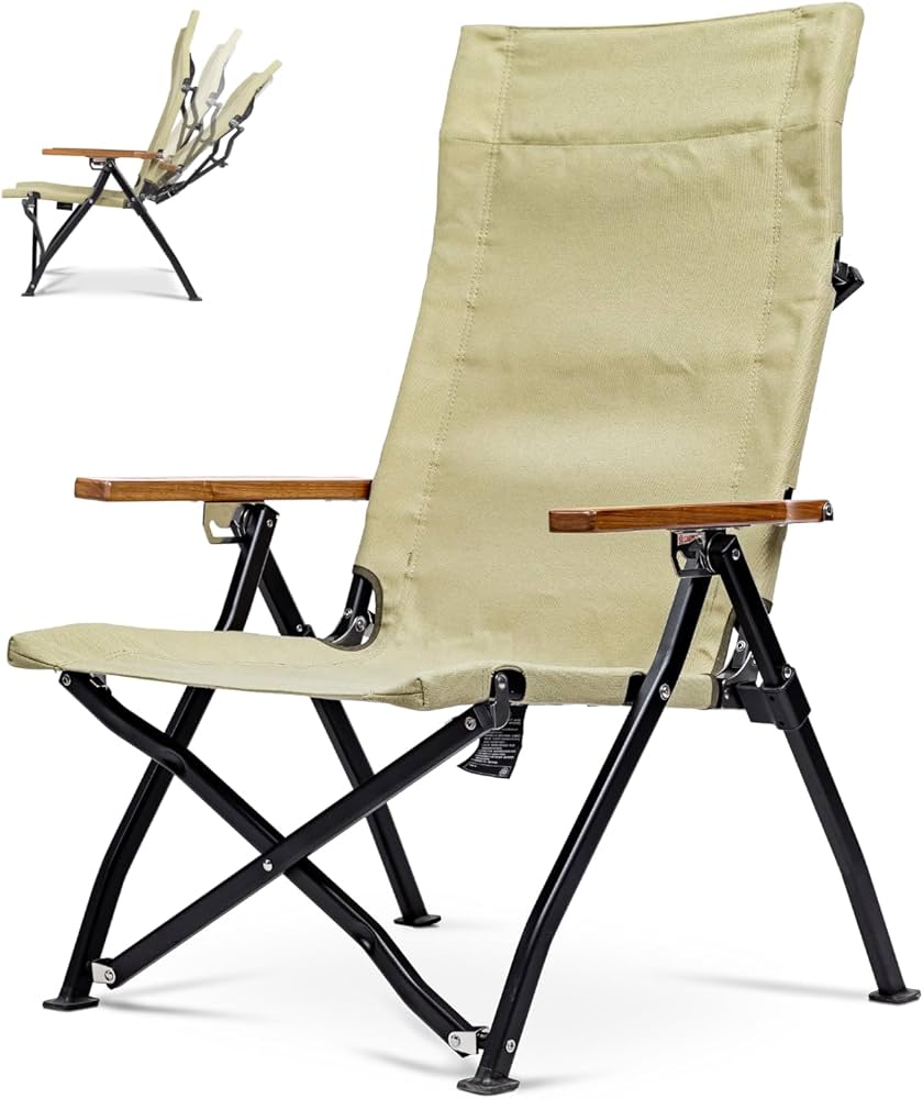 Amazon.co.jp: Simplemeリクライニングチェア アウトドア3段階キャンプ