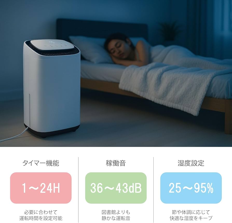 Amazon | 【パワフル除湿、タンク容量8L】 ONE STEP 除湿機 衣類乾燥