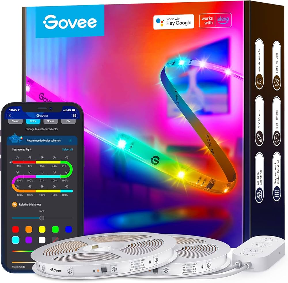 Govee RGBIC Pro LED-Streifen, 20 m, H619E : Amazon.de: Beleuchtung