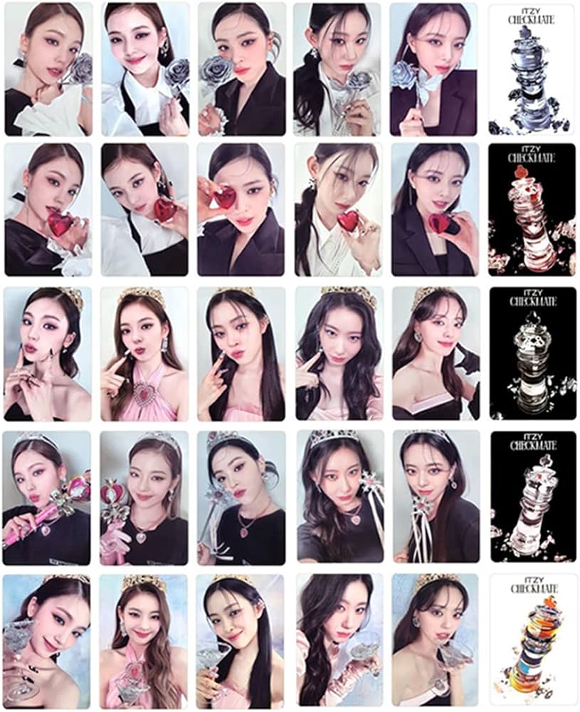 Amazon.co.jp: ITZY《CHECKMATE》 LOMOカード 25枚セット『2022年 参上