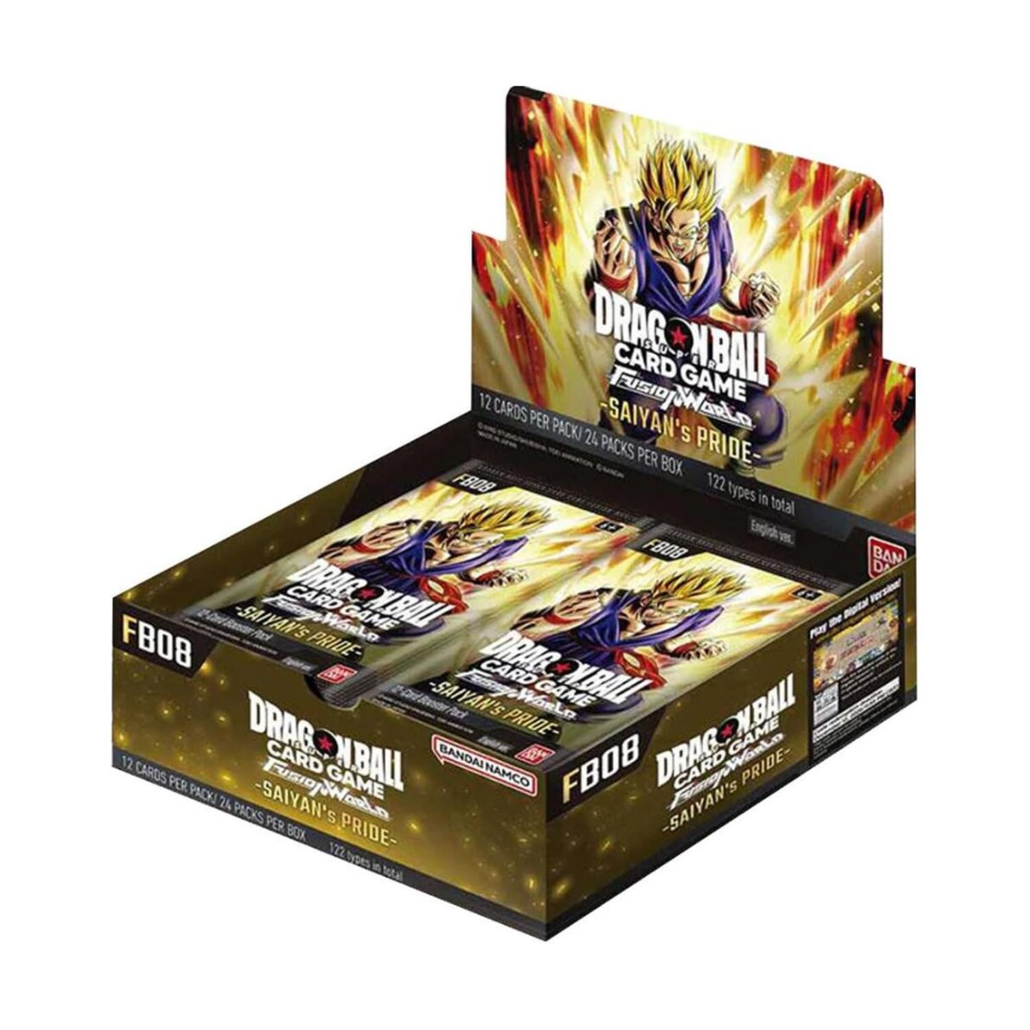 Amazon.com: Dragon Ball Super TCG: Fusion World 08 Saiyan's Pride