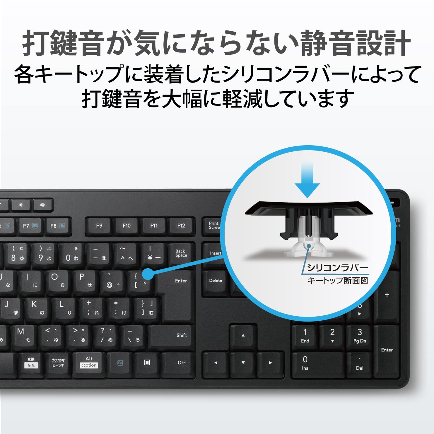 ELECOM トラックボール無線キーボード TK-TB03M Amazon.co.jp