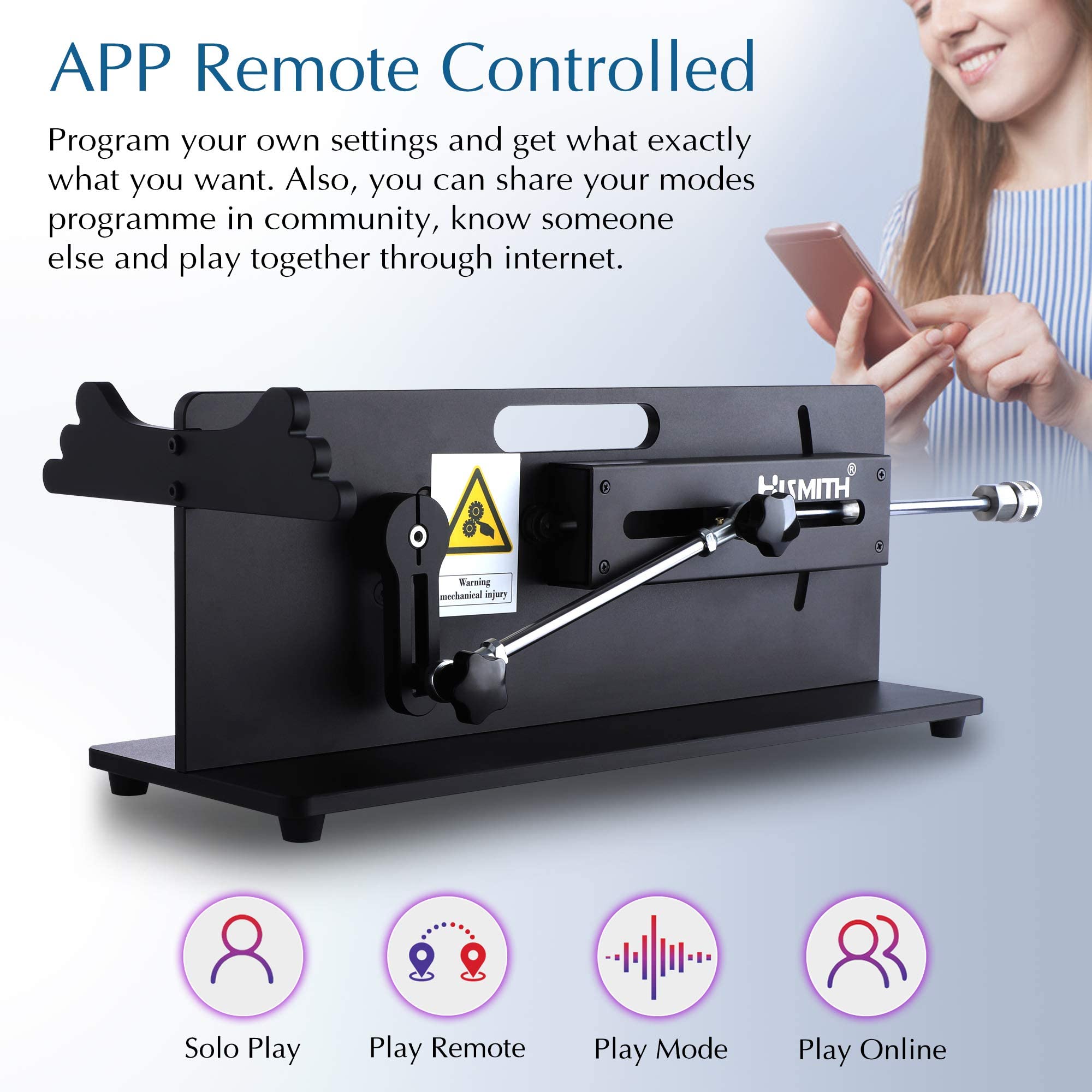 Amazon | Hismith ピストンマシーン Table Top 2.0 Max―APP/リモート