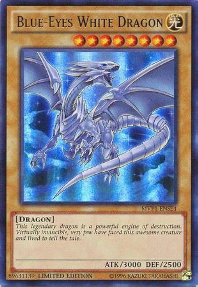 Amazon.com: Konami Blue-Eyes White Dragon - Ultra Rare - Limited