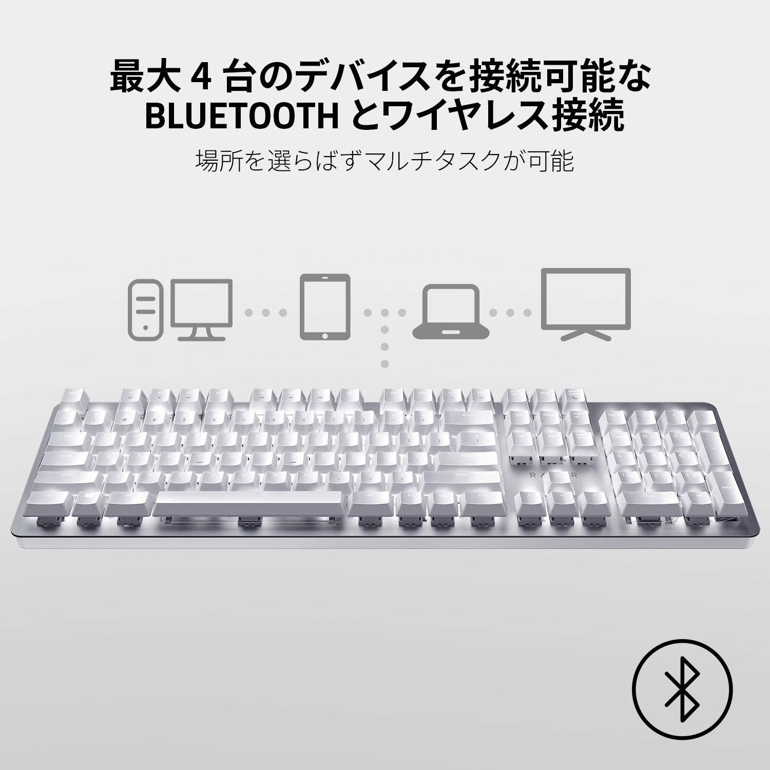 Amazon.co.jp: Razer Pro Type メカニカルキーボード ワイヤレス 2.4