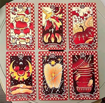 Amazon.co.jp: アップルタロットカード、78枚入り、ポケットサイズ6cm