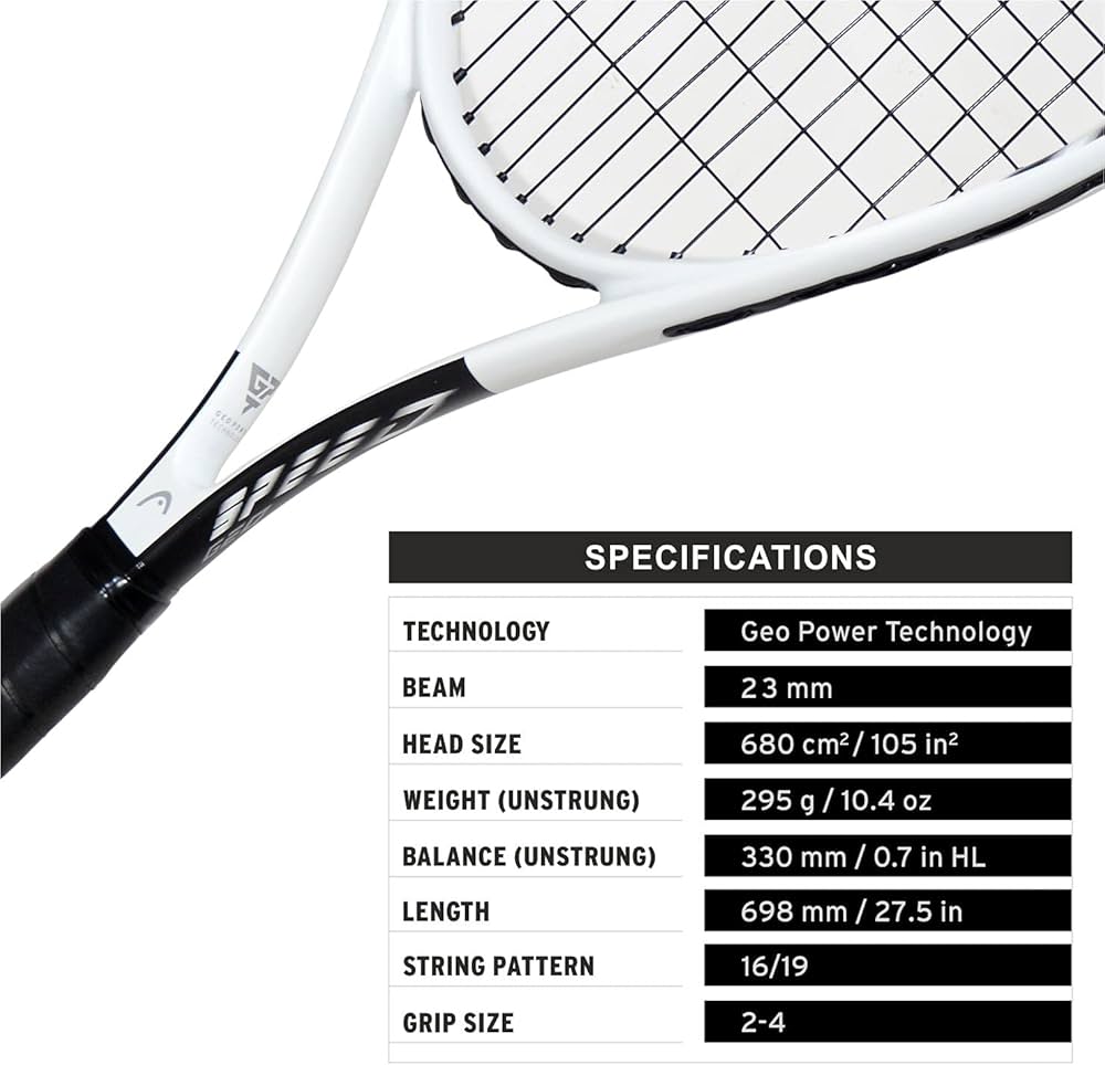 Amazon | HEAD Geo Speed グラファイト テニスラケット カラー