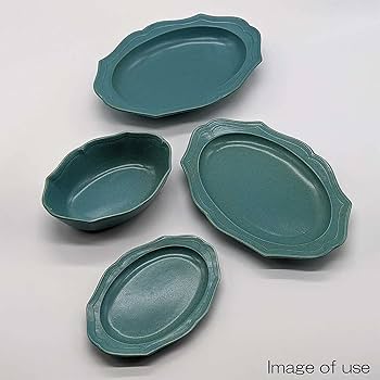 Amazon｜美濃焼 アンティーク風 楕円形のお皿 「 cadre 」 パスタ皿