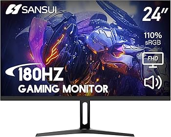 Amazon.com: SANSUI 180Hz Monitor 24 inch PC, Computer Monitor FHD