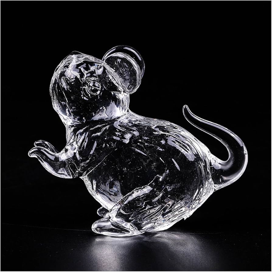 Amazon.co.jp: (イスイ)YISHUI 十二干支 透明 ガラス 置物 ホーム