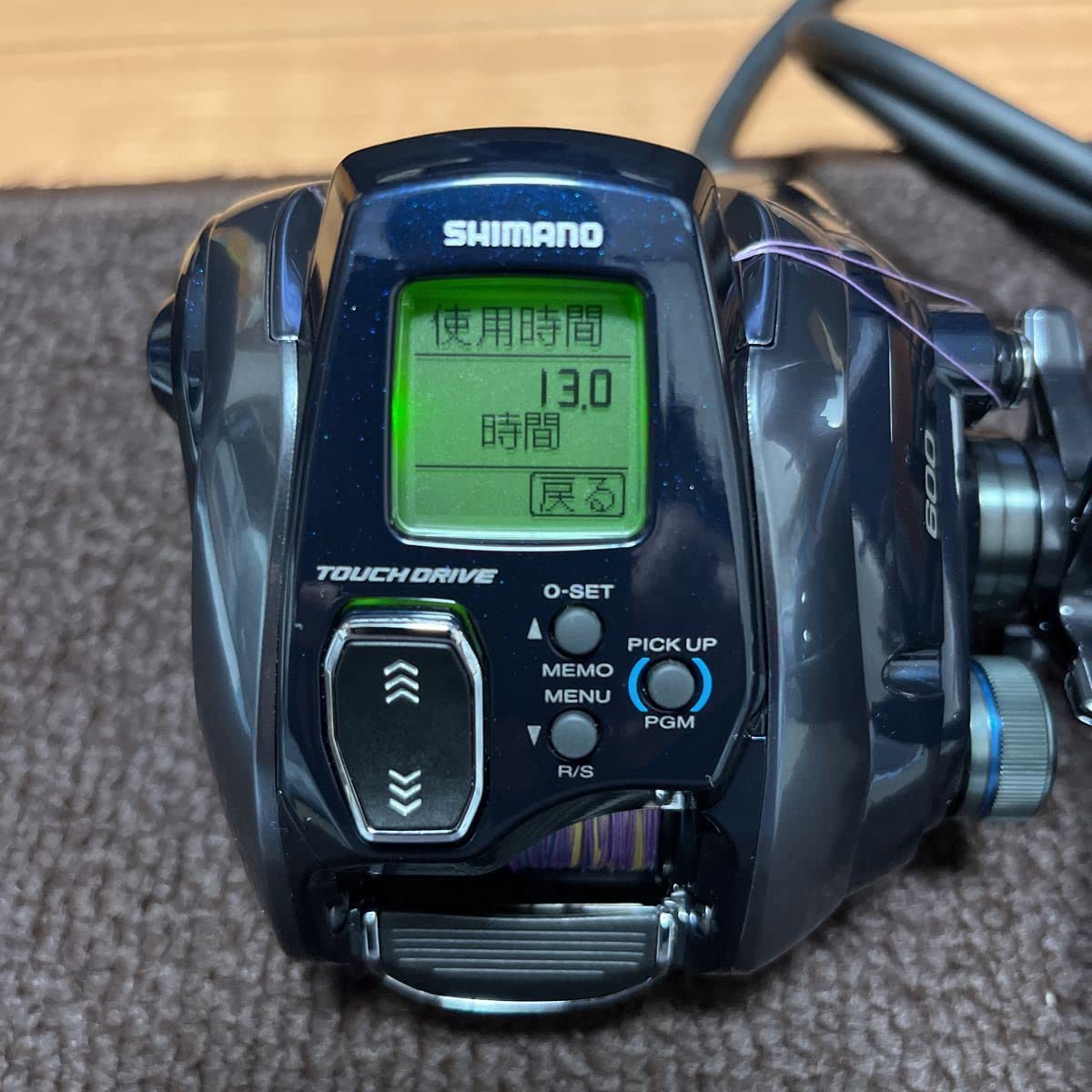 Amazon | シマノ 20 フォースマスター600 中間速 使用距離5.2km 13時間