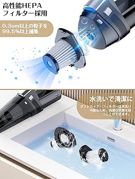 Amazon | 【12000pa 強力吸引】掃除機 コードレス スティック掃除機