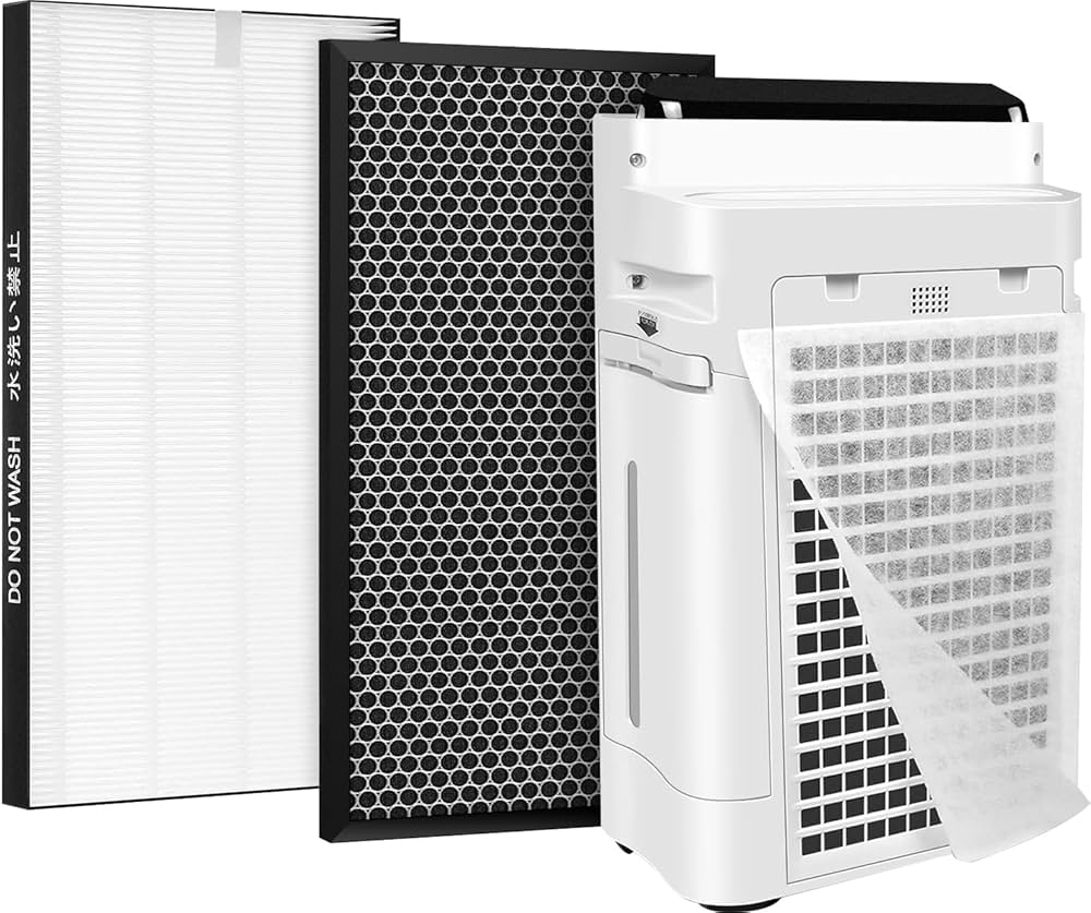 Amazon.co.jp: 「シャープ 加湿空気清浄機」に適用フィルター FZ-D50DF