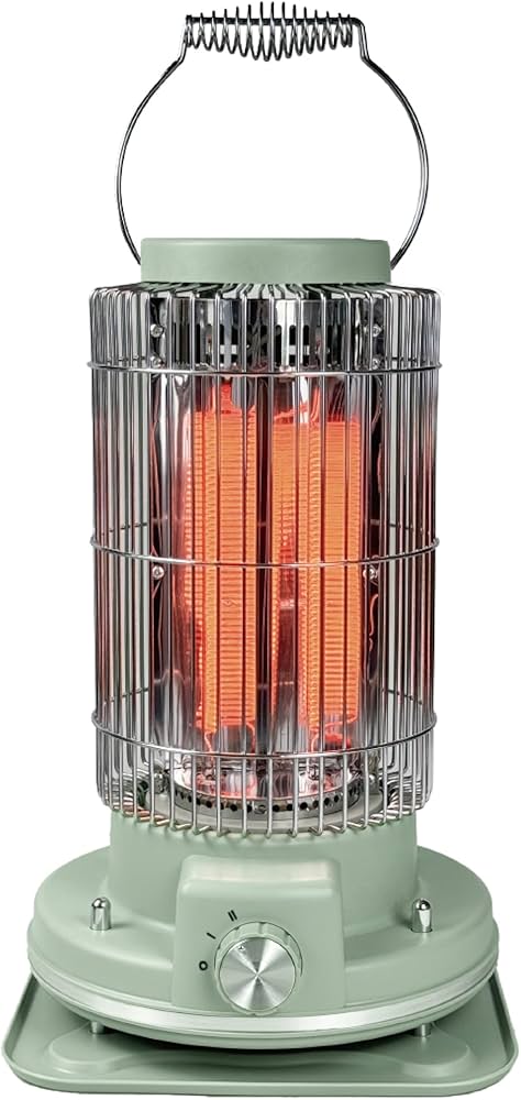 Amazon | 東京Deco 電気ストーブ レトロ ヒーター 700W 小型 足元