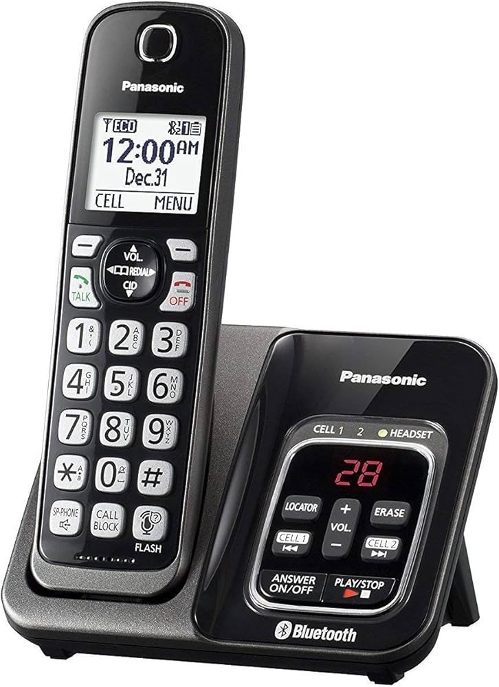 Amazon.com : Panasonic KX-TGD560M / KX-TG3760M Link2Cell Cordless