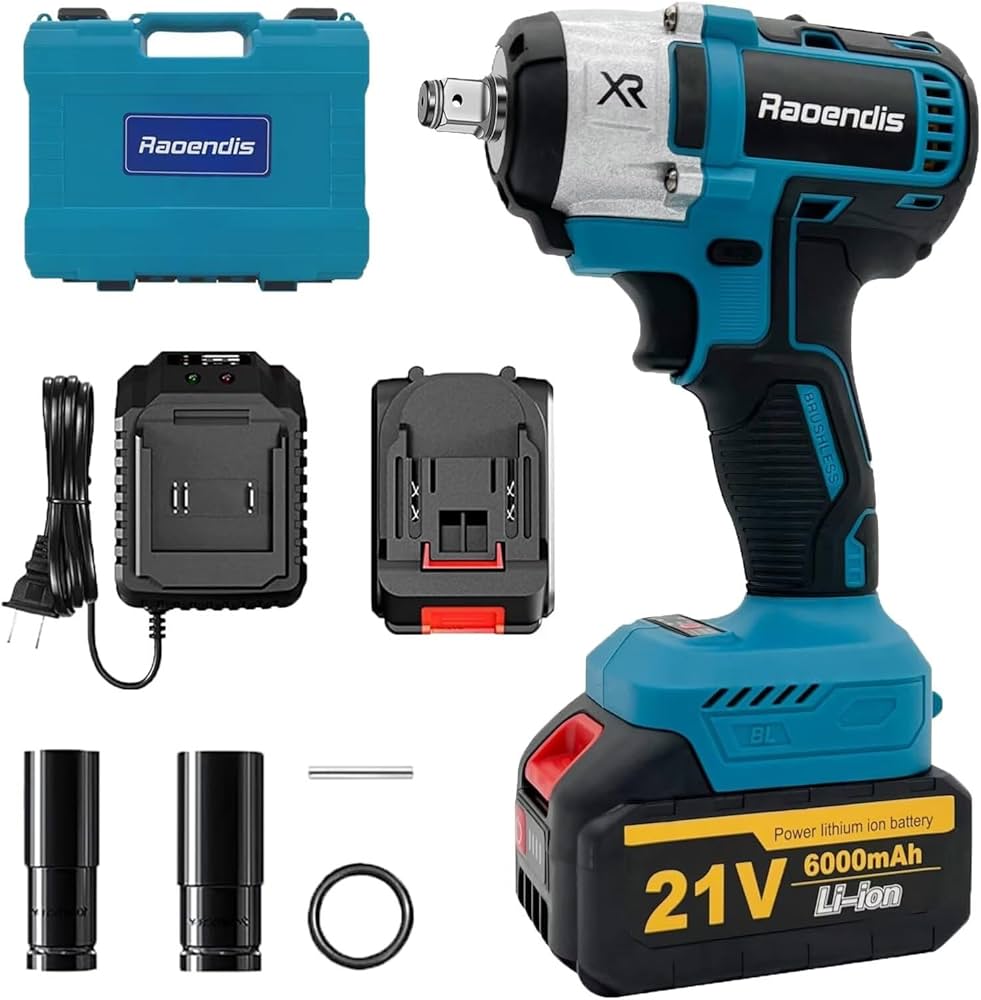 Amazon | 電動インパクトレンチ 21V 充電式 コードレス 無段変速 正