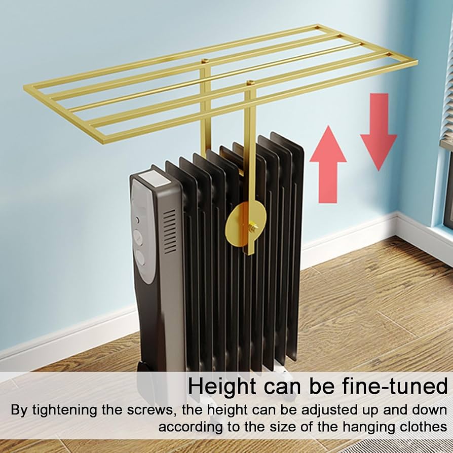 Amazon.co.jp : オイルヒーター用物干しラック 鉄製オイル ヒーター