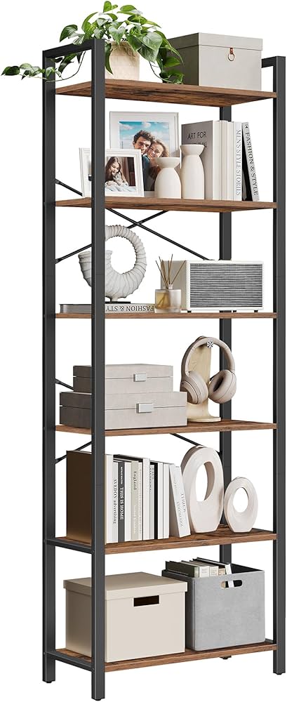 Amazon｜VASAGLE スチールラック オープンラック 6段 収納ラック