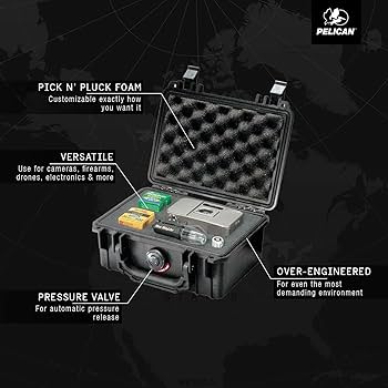 Amazon.com: Pelican 1120 Case With Foam (Yellow) : Sports & Outdoors