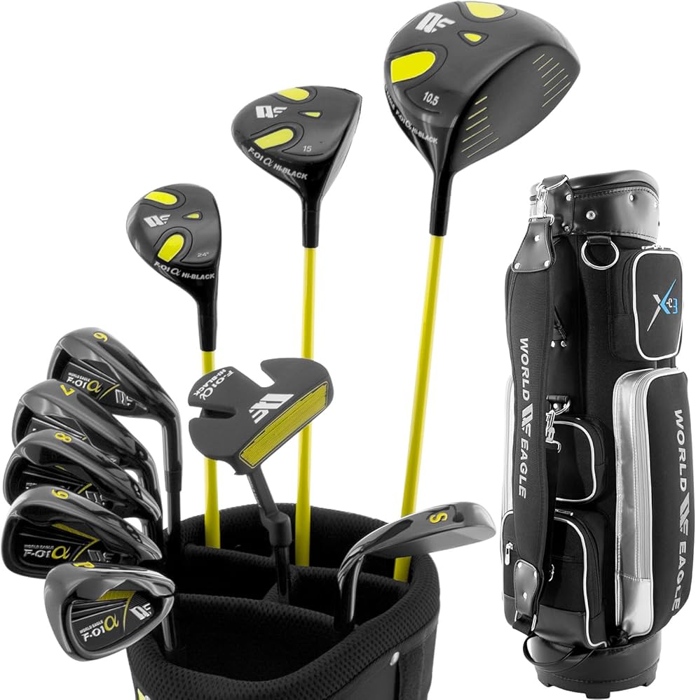 Amazon.co.jp: WORLD EAGLE 初心者向け ゴルフクラブセット 右利き用