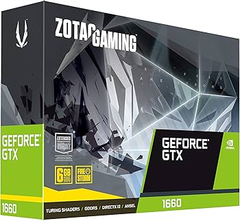 Amazon | ZOTAC Gaming GeForce GTX 1660 6GB GDDR5 192-bit Gaming