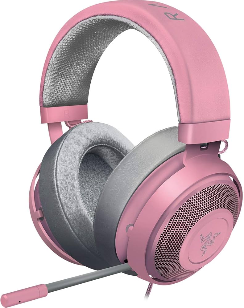 Amazon.co.jp: Razer Kraken Quartz Pink ゲーミングヘッドセット 3.5