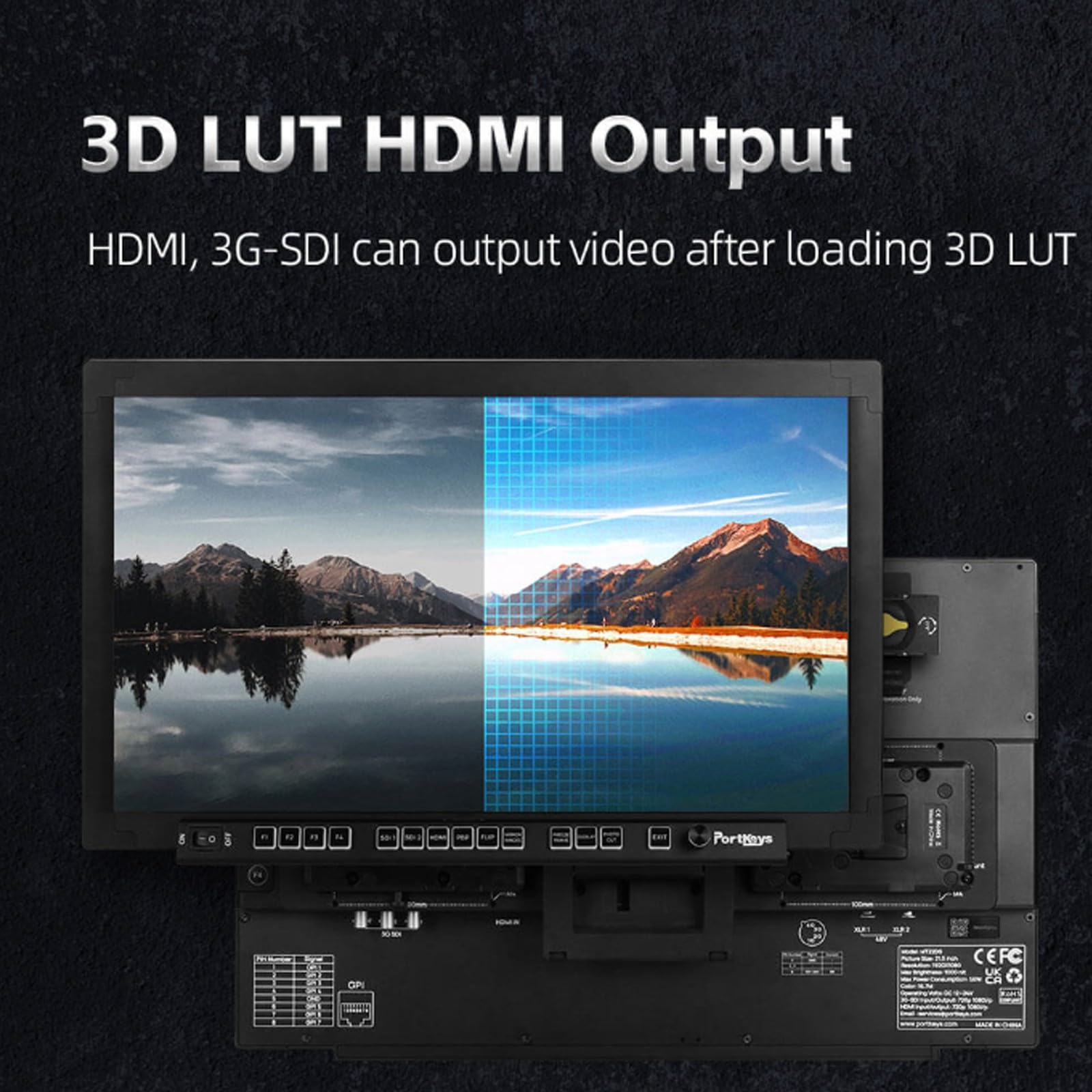 Amazon | Portkeys MT22DS 21.5インチプロダクションカメラモニター