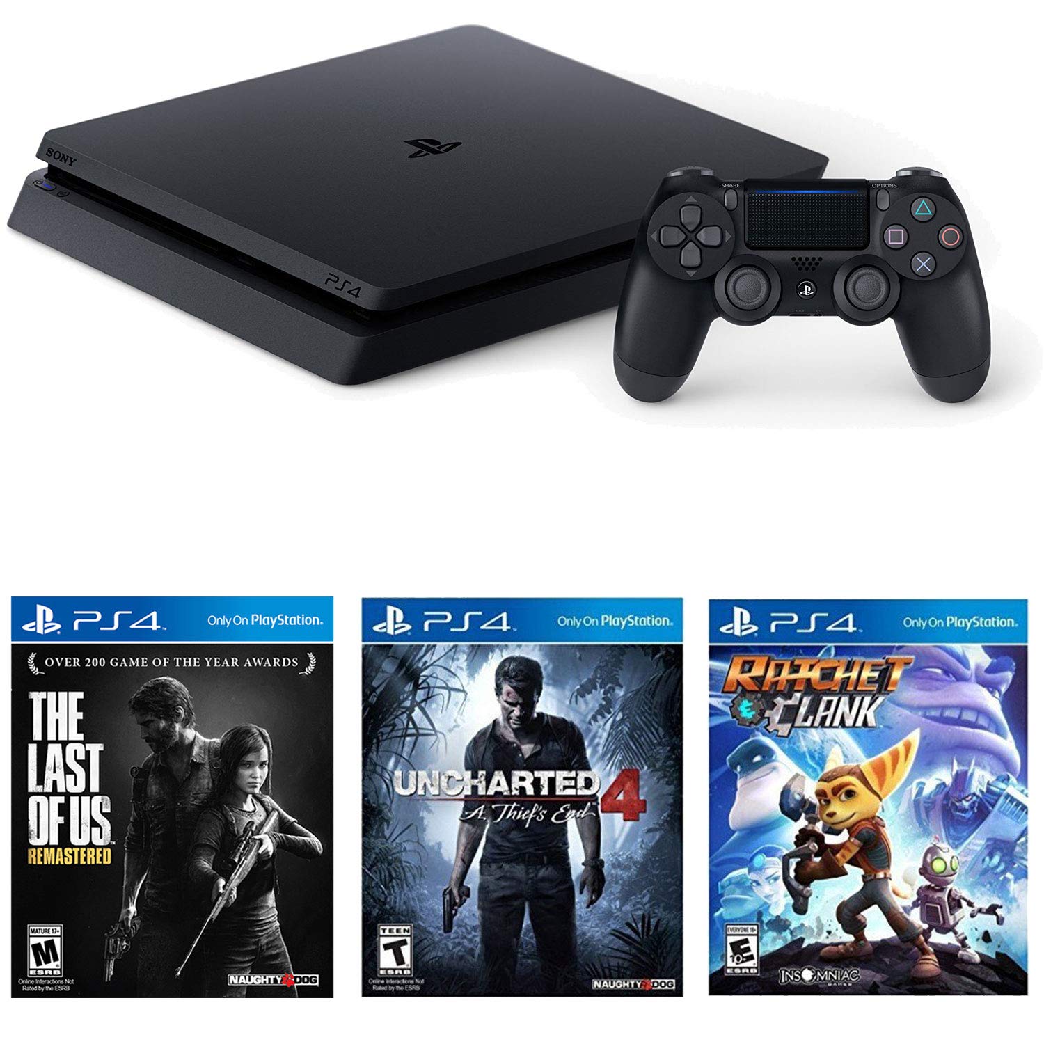 Amazon.com: Sony Playstation 4 Slim(CUH-2215B) 1TB Core with