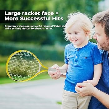 Amazon | INSUM 17インチ キッズ テニスラケット 高齢者用 2~3歳