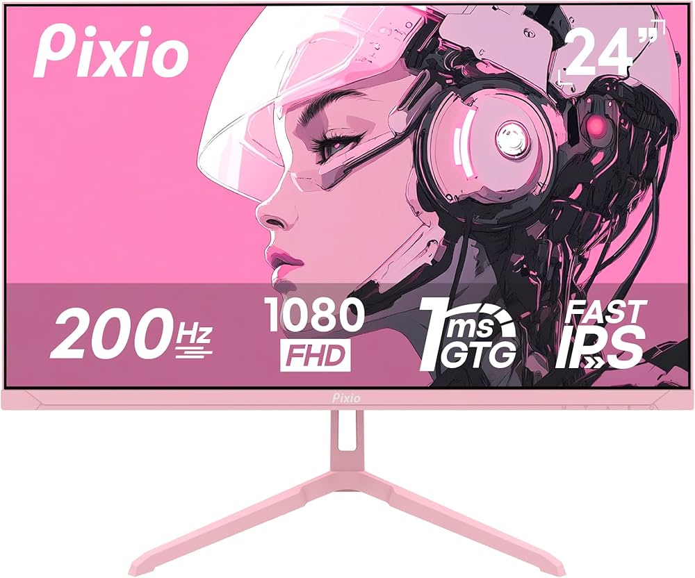 Amazon.co.jp: Pixio PX248 ウェーブピンク 24インチ 200Hz