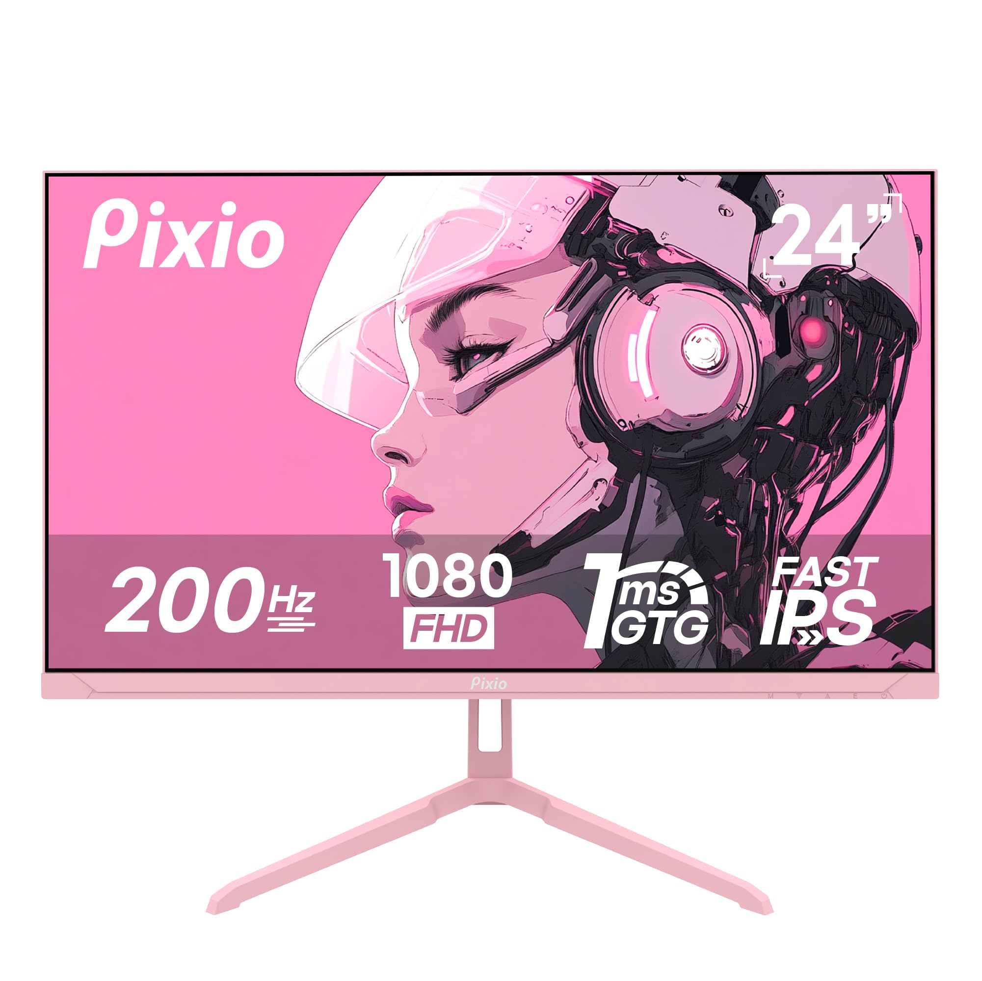 Amazon.co.jp: Pixio PX248 ウェーブピンク 24インチ 200Hz