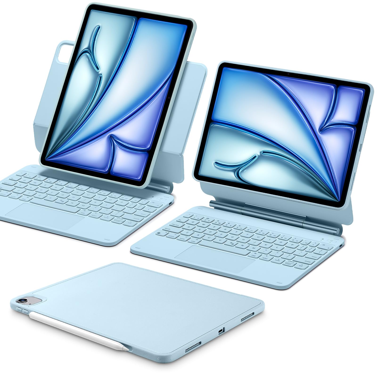 Amazon.com: ESR for iPad Air 11 Inch Case with Keyboard M4/M3/M2