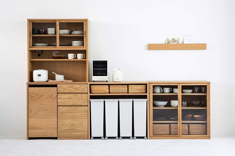 Amazon｜無印良品 木製シェルフ・オーク材 幅88×奥行44×高さ83cm